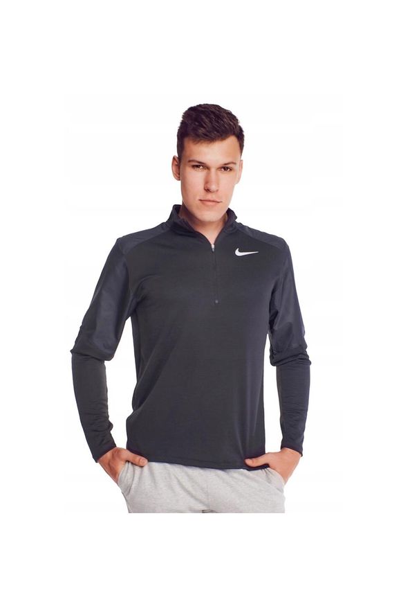 Bluza Sportowa Męska Nike Termiczna Pacer Top Hybrid. Kolor: szary. Sport: fitness