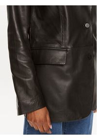 Bruuns Bazaar Marynarka Frili BBW3812 Czarny Regular Fit. Kolor: czarny. Materiał: skóra #3