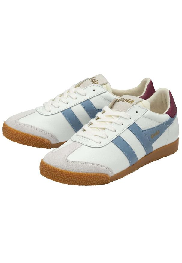Damskie skórzane buty sportowe Gola Elan. Kolor: biały. Materiał: skóra