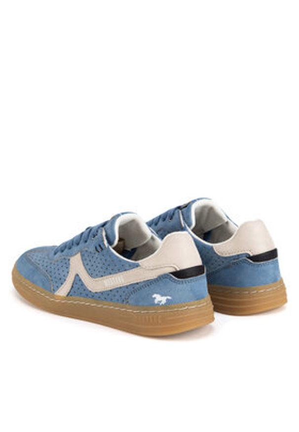 Mustang Sneakersy 1511-302 Niebieski. Kolor: niebieski. Materiał: syntetyk, materiał