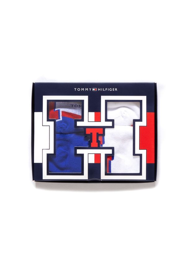 SKARPETKI TOMMY HILFIGER SURF THE WEB 392004001 470 043. Materiał: materiał. Wzór: nadruk