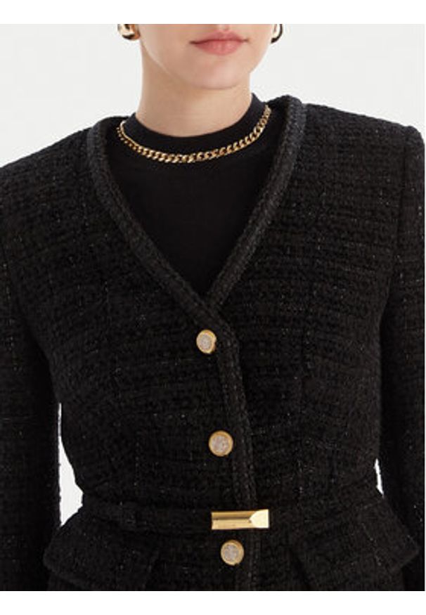 Marciano Guess Marynarka 5BGN07 7394A Czarny Regular Fit. Kolor: czarny. Materiał: syntetyk