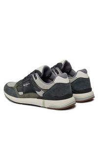 Pepe Jeans Sneakersy London Pro Mesh PMS60014 Czarny. Kolor: czarny. Materiał: skóra