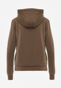 Renee - Ciemnozielona Bluza z Kapturem Harasphei. Okazja: na co dzień. Typ kołnierza: kaptur. Kolor: zielony. Materiał: jeans. Styl: casual, klasyczny #4