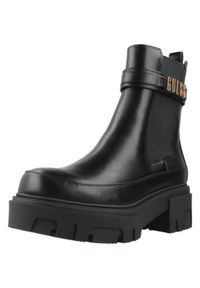 Guess - GUESS FL8YEA ELE10 Czarny. Kolor: czarny. Materiał: syntetyk, tkanina, skóra. Styl: sportowy