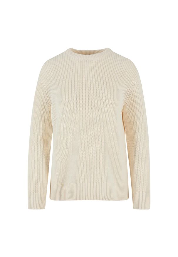 Sweter damski Urban Classics Rib. Kolor: biały. Materiał: polar. Sezon: zima