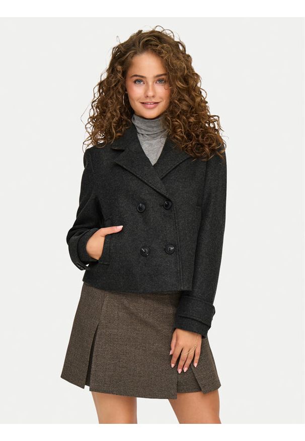 only - ONLY Kurtka przejściowa Freja 15320983 Szary Regular Fit. Kolor: szary. Materiał: syntetyk