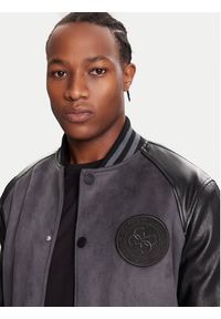 Guess Kurtka bomber M5BL2B K1062 Szary Regular Fit. Kolor: szary. Materiał: syntetyk #4