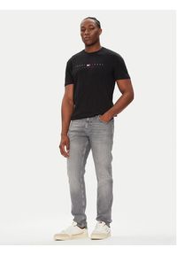 Tommy Jeans T-Shirt Flag Linear DM0DM21911 Czarny Regular Fit. Kolor: czarny. Materiał: bawełna #5