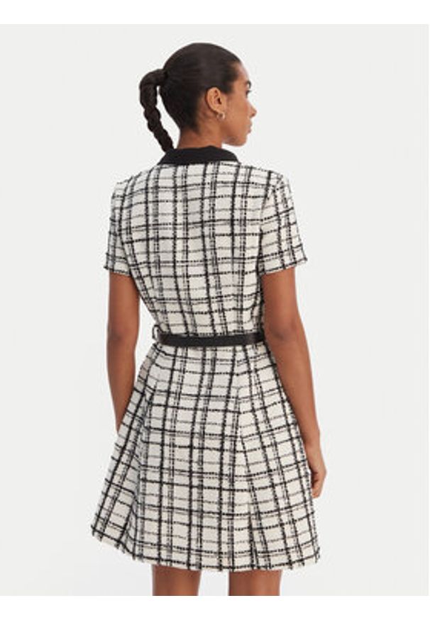 Morgan Sukienka dzianinowa 261-RNOLIA Écru Slim Fit. Materiał: syntetyk