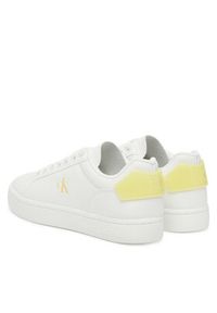 Calvin Klein Jeans Sneakersy Classic Cupsole Ru Patch Lth Wn YW0YW01845 Biały. Kolor: biały. Materiał: skóra #5