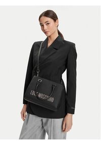 Love Moschino - LOVE MOSCHINO Torebka JC4022PP1NKD000B Czarny. Kolor: czarny. Materiał: skórzane