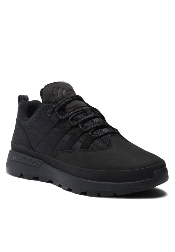 Sneakersy Timberland Euro Trekker Low F/L TB0A67KM0151 Black Nubuck. Kolor: czarny. Materiał: nubuk
