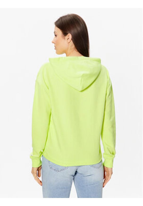 Tommy Jeans Bluza Essential Logo DW0DW15410 Zielony Boxy Fit. Kolor: zielony. Materiał: bawełna, syntetyk