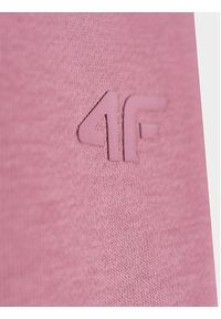 4f - 4F Spodnie dresowe 4FJAW23TTROF515 Różowy Regular Fit. Kolor: różowy. Materiał: bawełna