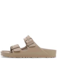 Kapcie Birkenstock Arizona Eva Damskie. Okazja: na co dzień. Kolor: szary. Materiał: syntetyk, materiał. Styl: casual #1