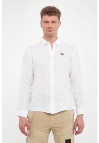 Aeronautica Militare - Koszula męska lniana AERONAUTICA MILITARE. Materiał: len #2