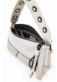 Desigual torebka kolor biały. Kolor: biały. Rodzaj torebki: na ramię #3