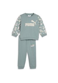Dres Puma Minicats Sandy Adventures Crew Set Tr Inf, Dzieci. Kolor: niebieski. Materiał: dresówka