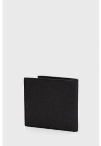 Armani Exchange portfel + brelok 958434.CC843 męski kolor czarny. Kolor: czarny. Materiał: materiał. Wzór: gładki #4