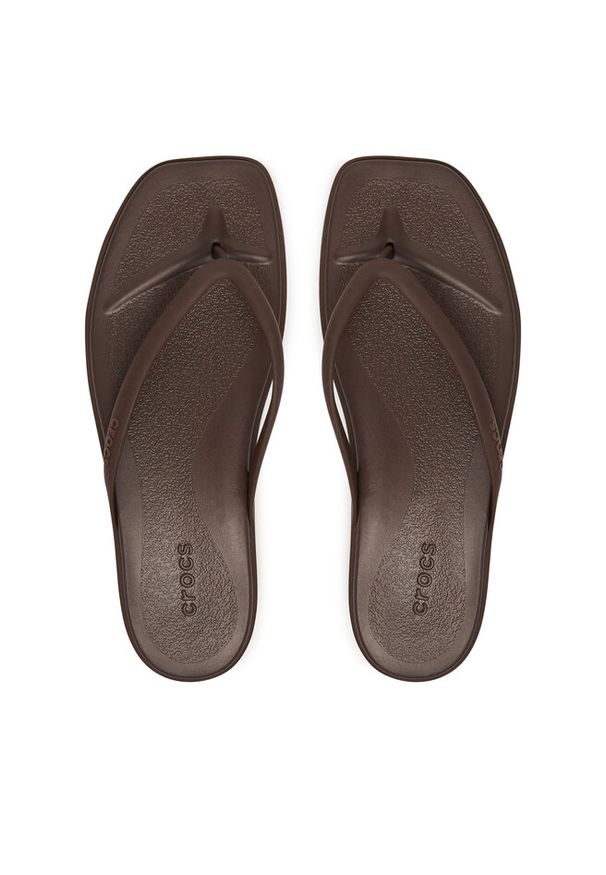 Japonki Crocs. Kolor: brązowy