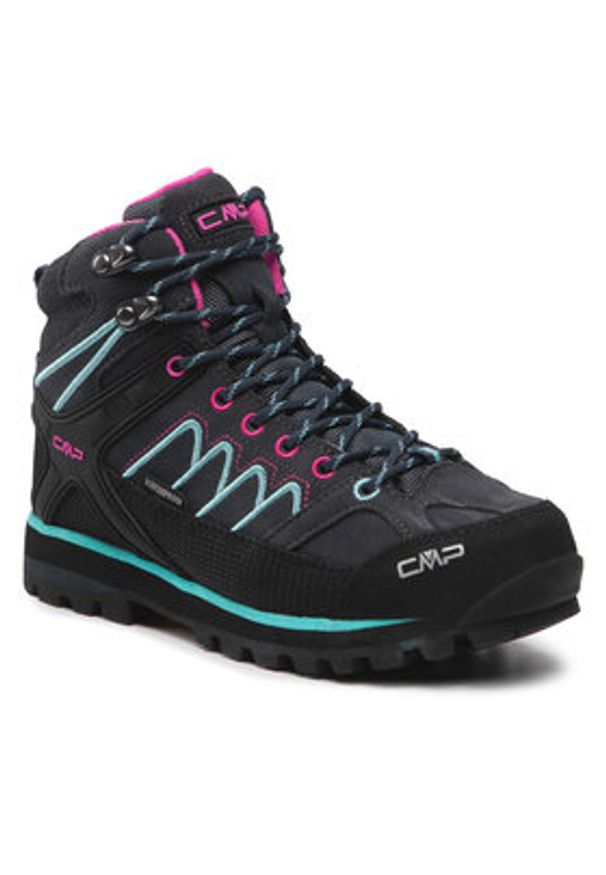 CMP Trekkingi Moon Mid Wmn Trekking Shoe Wp 31Q4796 Szary. Kolor: szary. Materiał: zamsz, skóra