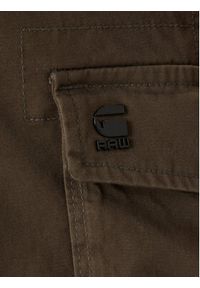G-Star RAW - G-Star Raw Spodnie materiałowe Rovic D02190 5126 1260 Khaki Regular Fit. Kolor: brązowy. Materiał: bawełna #5