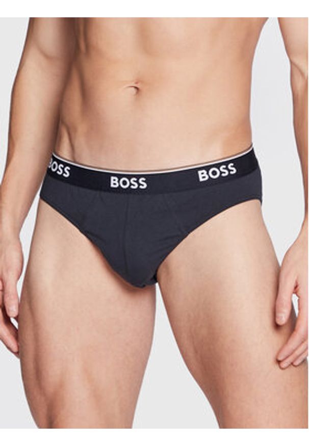 BOSS Komplet slipów Power 50475273 Kolorowy. Materiał: bawełna. Wzór: kolorowy