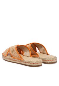TOMMY HILFIGER - Tommy Hilfiger Espadryle Monogram Espadrille FW0FW09139 Pomarańczowy. Kolor: pomarańczowy. Materiał: syntetyk #6