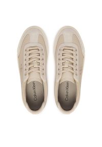 Calvin Klein Sneakersy Basket Cups Lup Wt Lth Su HW0HW02984 Beżowy. Kolor: beżowy. Materiał: skóra #4