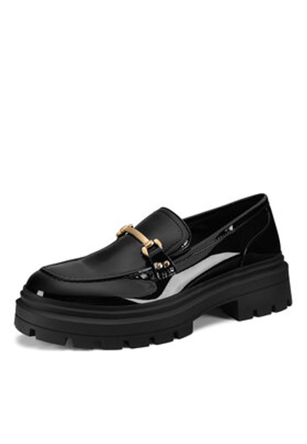 DeeZee Loafersy 58682-9 Czarny. Kolor: czarny. Materiał: materiał