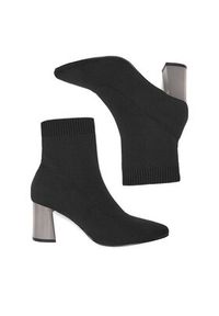 Jenny - JENNY Botki CEO-R25AW0416 Czarny. Kolor: czarny. Materiał: materiał #7