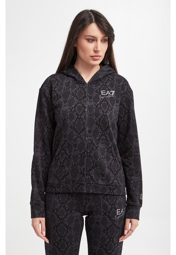 EA7 Emporio Armani - Bluza damska z kapturem EA7 EMPORIO ARMANI. Typ kołnierza: kaptur