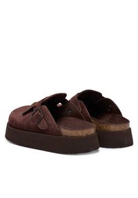 D.Franklin Klapki DFSH414005 Brązowy. Kolor: brązowy. Materiał: skóra, zamsz #5