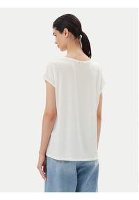 Vero Moda T-Shirt Ava 10284468 Biały Regular Fit. Kolor: biały. Materiał: lyocell #5