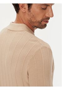 U.S. Polo Assn. Polo MUP3369 Beżowy Slim Fit. Typ kołnierza: polo. Kolor: beżowy. Materiał: bawełna #4