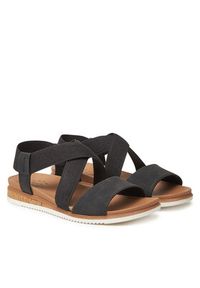 skechers - Skechers Sandały BOBS Desert Kiss Low 114705/BLK Czarny. Kolor: czarny. Materiał: materiał #6