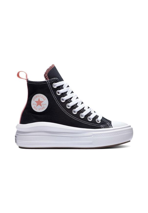 Tenisówki Converse Model Ctas Move Hi Kolor Czarny. Kolor: czarny. Materiał: tkanina