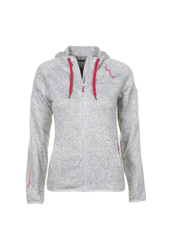 PEAK MOUNTAIN - Damska kurtka polarowa Peak Mountain Atora. Kolor: szary. Materiał: polar. Sezon: zima. Sport: narciarstwo