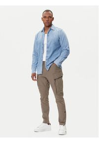 G-Star RAW - G-Star Raw Spodnie materiałowe Zip Pocket 3D D24307-E172 Zielony Skinny Fit. Kolor: zielony. Materiał: bawełna #4