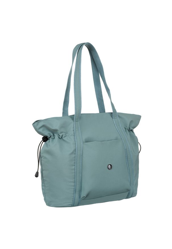 Shopperka damska Peterson PTN CSM-15 niebieska. Kolor: niebieski. Styl: casual. Rodzaj torebki: na ramię