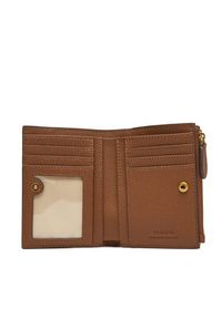 Pinko - PINKO Duży Portfel Damski Compact Wallet AI 25-26 PCPL 103612 A29Q Brązowy. Kolor: brązowy. Materiał: skóra #3