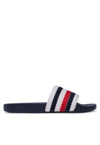 TOMMY HILFIGER - Tommy Hilfiger Klapki Essential Pool Slide FW0FW07151 Écru. Materiał: materiał