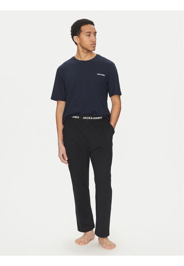 Jack & Jones Piżama Everest 12273633 Granatowy Standard Fit. Kolor: niebieski. Materiał: syntetyk, bawełna