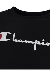 Champion T-Shirt "Long Top" | 110045 | Kobieta | Czarny. Kolor: czarny. Materiał: bawełna. Długość rękawa: krótki rękaw. Długość: długie. Wzór: nadruk #4