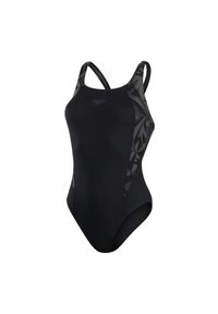 Damski jednoczęściowy kostium kąpielowy Speedo Eco+ H-Boom Splice Muscleb. Kolor: czarny #1