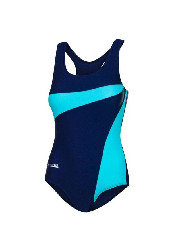 Jednoczęściowy strój pływacki damski Aqua Speed Molly. Kolor: niebieski