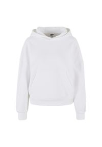 Bluza damska z kapturem Urban Classics Cozy Oversize. Typ kołnierza: kaptur. Kolor: biały. Materiał: poliester, bawełna #1