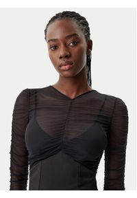 Patrizia Pepe Sukienka koktajlowa 8A1463/A375-K103 Czarny Regular Fit. Kolor: czarny. Materiał: syntetyk. Styl: wizytowy #5