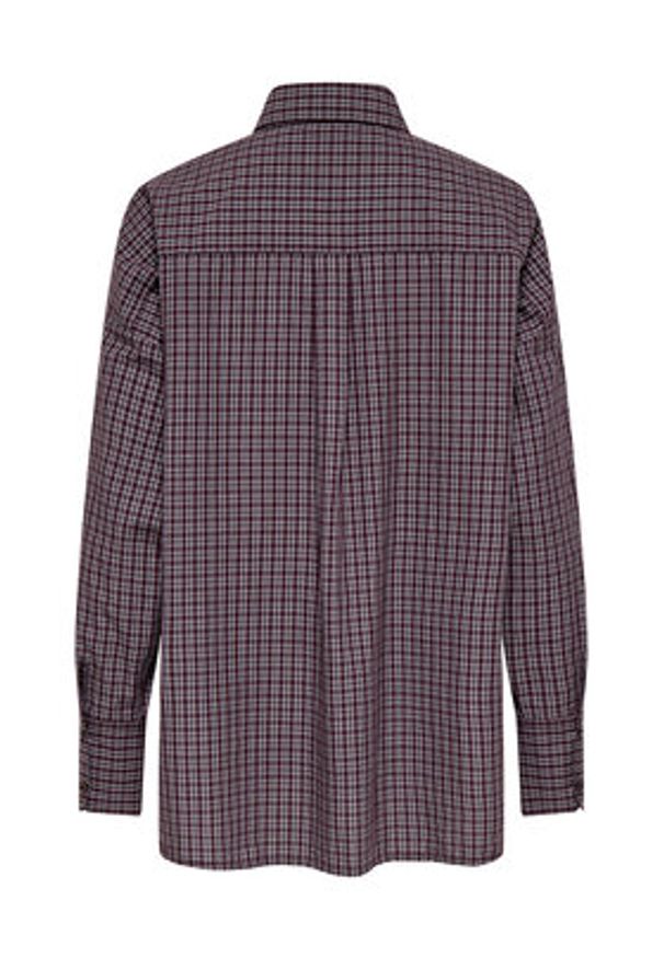only - ONLY Koszula Fenna 15375372 Fioletowy Oversize. Kolor: fioletowy. Materiał: bawełna